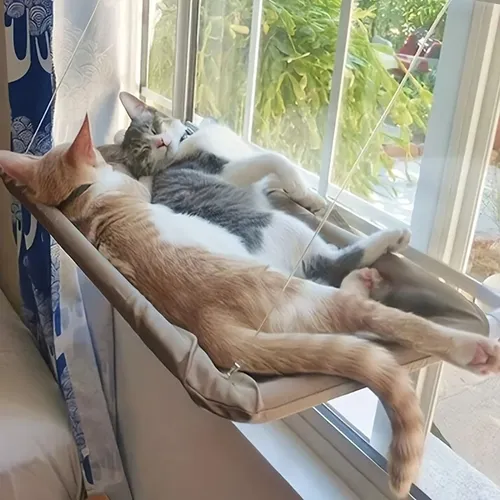 Haustier bett Katzen fenster Hängematte 360 ° sonniger Sitz platzsparende Katzen betten für Innen