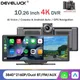 Universelle 10.26 "tragbare Smart Screen drahtlose Carplay & Android Auto 4k Auto DVR & 1080p