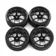 4pcs 65mm Hard Drift Tire 1/10 RC Drift Car On Road Touring Racing Car Tyre Wheel for Tamiya TT01