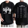 Kpop itzy geboren um 2. Welttournee Grafik T-Shirts Männer Frauen Mode Hip Hop Vintage T-Shirt