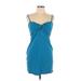 Fashion's Best Kept Secret Active Dress - Mini: Blue Activewear - Women's Size Large