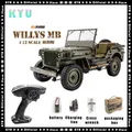 Kyu fms 1:12 1941 willys mb scaler willis jeep 2 4g Allradantrieb rtr Crawler Kletter waage