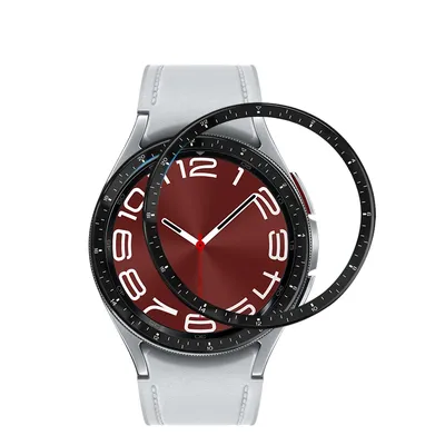 Lünettenring für Samsung Galaxy Watch 6 Classic 43 mm 47 mm PC-Abdeckung Bumper-Gehäuse Smartwatch-Zubehör Uhr 6 Bluetooth Classic 47 Image