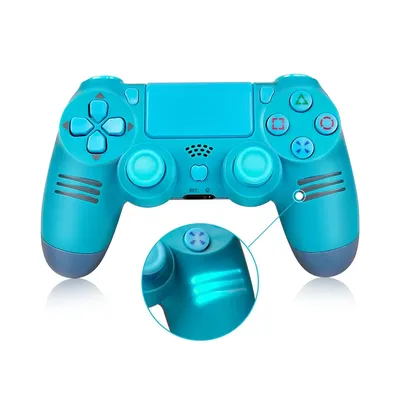Meteor Light Wireless Controller for PS4 Console PS4 Game Joystick with LED Light Dual Vibration
