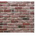 Faceables Windy 2.3" x 7.8" Beveled Cement Subway Tile Cement in Red | 7.8 H x 2.3 W x 0.5 D in | Wayfair WND1108