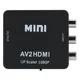 HDMI-compatible to AV RCA Adapter AV to HDMI Converter RCA AV/CVSB L/R Video Composite AV Scaler