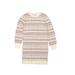 Gap Kids Dress - Shift: Ivory Fair Isle Skirts & Dresses - Size 10