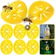 10/20pcs Wasp Trap Catcher Flower Shape Flying Insects Funnel Trap Bee Hornet Catcher Garden Outdoor