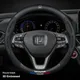 Car Steering Wheel Cover Suede Leather For Honda Civic Fit Jazz Accord Pilot Passport Stepwgn CRV