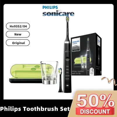 Philips Sonicare DiamondClean Sonic electric toothbrush HX9352/04 Black Edition