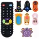 1Pc Baby Silicone Teether Toys Remote Control Shape Teether Rodent Gum Pain Relief Teething Toy Kids