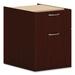 HON Mod Support Pedestal, Left Or Right, 2-Drawers: Box/File, Legal/Letter, Sepia Walnut Wood in Brown | 20 H x 15 W x 20 D in | Wayfair