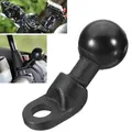 Motorcycle Angled Base W/ 10mm Hole 1'' Ball Head Adapter Work For Piaggio Mp3 Zontes U1 125 Triumph