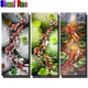 Pond Carp Diamond Painting Koi Fish Round Full Drill Hallway Nouveaute Art DIY Mosaic Embroidery 5D