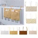 Baby Bedside Storage Bag Baby Crib Organizer Hanging Bag for Baby Multi-Purpose Newborn Bed Hanging