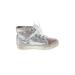 The Children's Place Sneakers: Silver Shoes - Kids Girl's Size 7