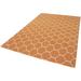 Orange Rectangle 6'1" x 9' Area Rug - Rug N Carpet Rectangle Geometric Duri Rectangle 6'1" X 9'1" Cotton Indoor/Outdoor Area Rug Cotton | Wayfair