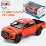 Maisto 1:27 Toyota Tacoma TRD PRD 2023 modello di auto in lega Pickup Truck Die Cast veicoli