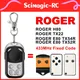 Pour ROGER H80 TX22 E80 / TX52R E80 / TX54R 433.92 MHz Code Fixe Porte De Garage Télécommande