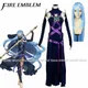 Fire Emblem Game Cosplay Costume Fates Azura Dark fur s btMade Wig Halloween Costume Any Size