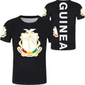 GUINEA Gin Feel 3D Print Respzed T Shirt pour femmes et hommes T-shirt d'été à col rond et manches