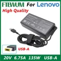 20 V 6.75A 135W USB-A alimentation d'ordinateur portable pour Lenovo T440P Y520/ideapad L340-17IRH
