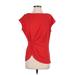 Vince Camuto Sleeveless Top Red Crew Neck Tops - Women's Size X-Small