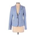 Banana Republic Factory Store Blazer Jacket: Below Hip Blue Jackets & Outerwear - Women's Size 2