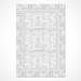 Gray/White 92 x 64 x 0.4 in Area Rug - 17 Stories Rectangle Svalin Area Rug w/ Non-Slip Backing Polypropylene | 92 H x 64 W x 0.4 D in | Wayfair