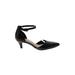 Clarks Heels: Pumps Kitten Heel Chic Black Solid Shoes - Women's Size 9 1/2 - Pointed Toe