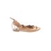 Indigo Rd. Sandals: Tan Print Shoes - Women's Size 7 1/2 - Open Toe