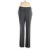 Lane Bryant Dress Pants - High Rise Straight Leg Trouser: Gray Bottoms - Women's Size 14 Plus