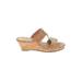 Jack Rogers Wedges: Tan Solid Shoes - Women's Size 10 - Open Toe