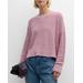 Crewneck Boucle Cashmere-blend Sweater