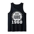 Herren Men Epic Husband Since Juni 1960 64th Wedding Anniversary Tank Top