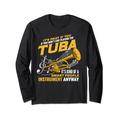 Tuba T-Shirt - Lustiger Smart Tuba Player Langarmshirt