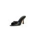 The Drop Damen Mandy Sandalen mit spitzem Zehenbereich, Schwarz, 40.5 EU