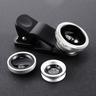 Phone Camera Lens Fish-Eye Lens Wide-Angle Lens Macro Lens 10X Macro 25 mm 0.02 m 180 ° Cool for Samsung Galaxy iPhone