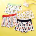 children's underwear cotton boxer boy's underwear baby boy boxer pants cartoon dinosaur middle and big children's shorts wholesale