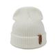 Men's Beanie Hat Black White Knitting Knitted Casual Outdoor Home Daily Solid / Plain Color Casual / Daily