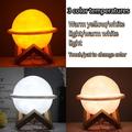 Saturn Lamp Bedroom Bedside Lamp Small Night Lamp Moon Lamp USB Rechargeable Plug-in Type Pat Lamp Planet Lamp