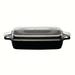 BergHOFF Scala Non Stick Cast Aluminum Roasting Pan With Glass Cover, 4 Qt.