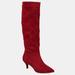 Journee Collection Journee Collection Women's Tru Comfort Foam Wide Calf Vellia Boot - Red - 12