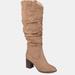 Journee Collection Journee Collection Women's Wide Calf Aneil Boot - Brown - 8.5