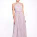 Marchesa Bridesmaids Marine Gown - Rose Gray - Pink - 10