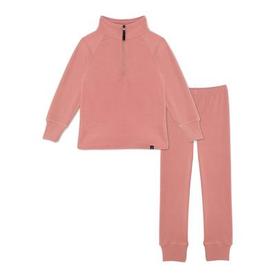 Deux Par Deux Two Piece Thermal Underwear - Pink -...