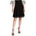 Shani Colorblock Fit and Flare Lace Dress - Black - 16