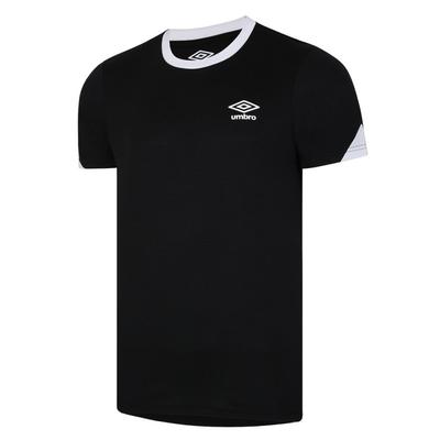 Umbro Mens Total Training Jersey - Black/White - Black - XL