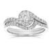 Vir Jewels 3/4 cttw Diamond Prong Set Wedding Engagement Ring Set 14K White Gold Bridal - Grey - 7