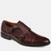 Thomas and Vine Thomas & Vine Calvin Double Monk Strap Dress Shoe - Brown - 11